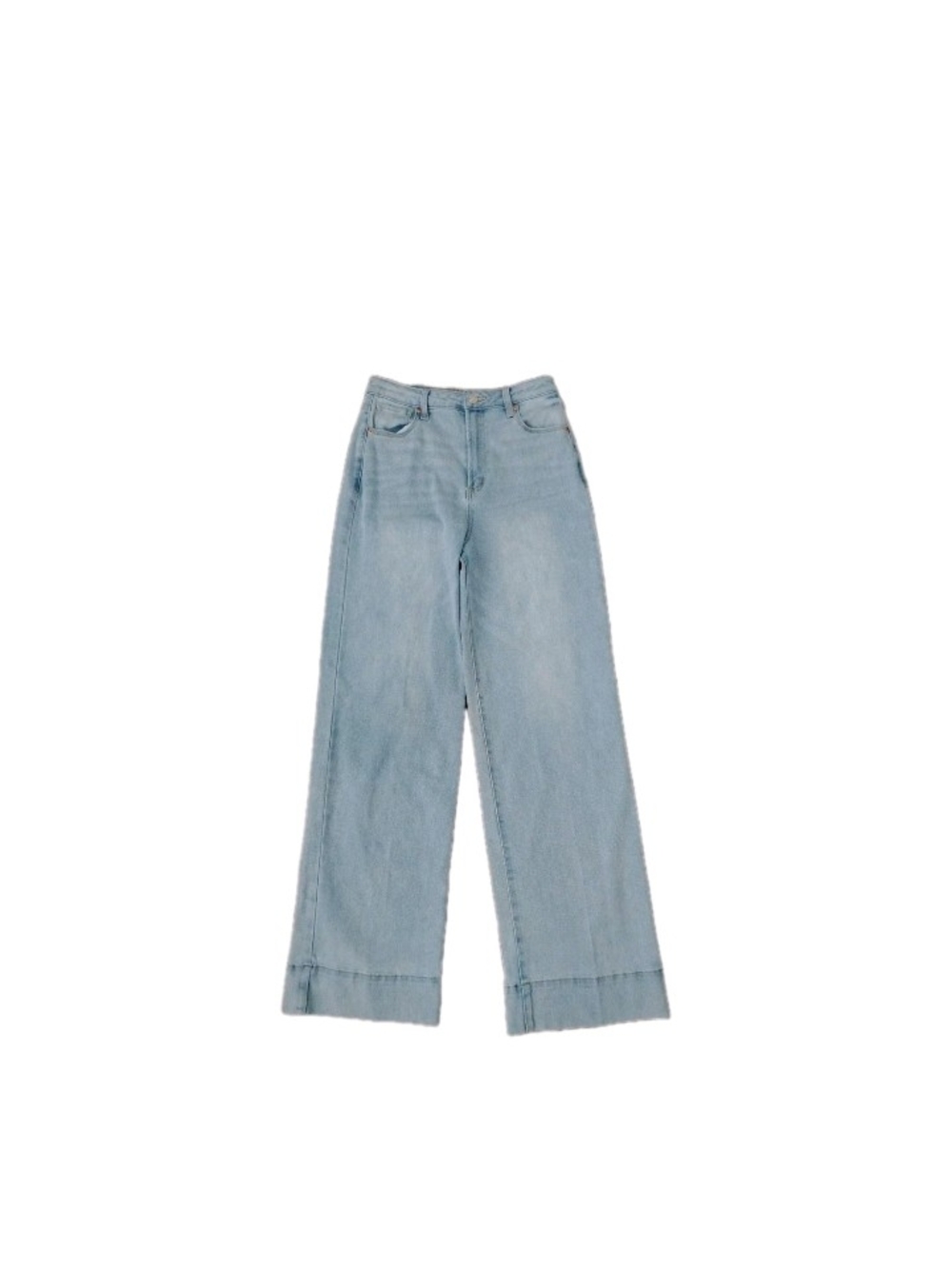 Juicy Couture Lunita Wide-Leg Jeans Light Wash High Rise 29 Baggy Y2K Inspired